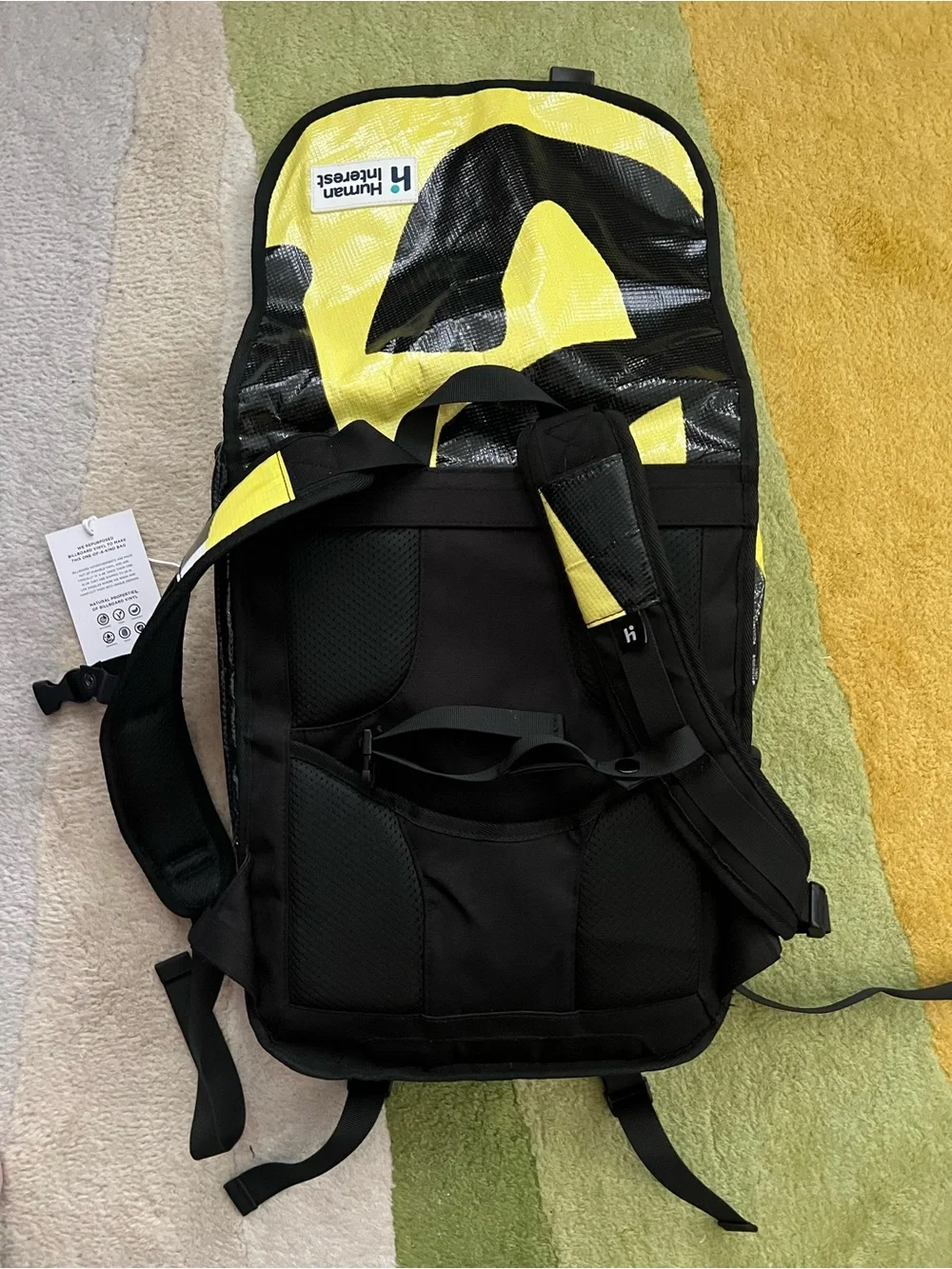Rareform Yellow & Blue Backpack